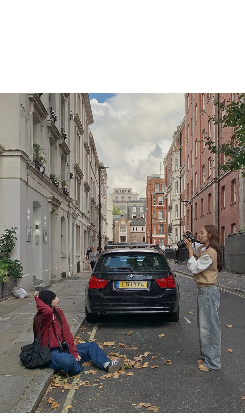 런던무드 오버핏 반팔셔츠