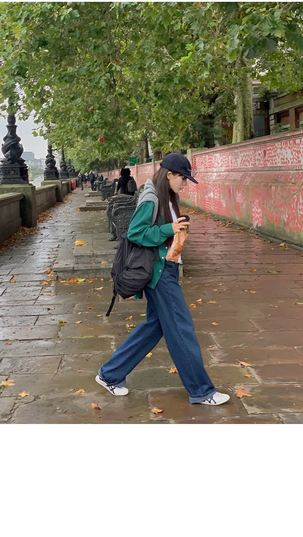 런던무드 오버핏 반팔셔츠