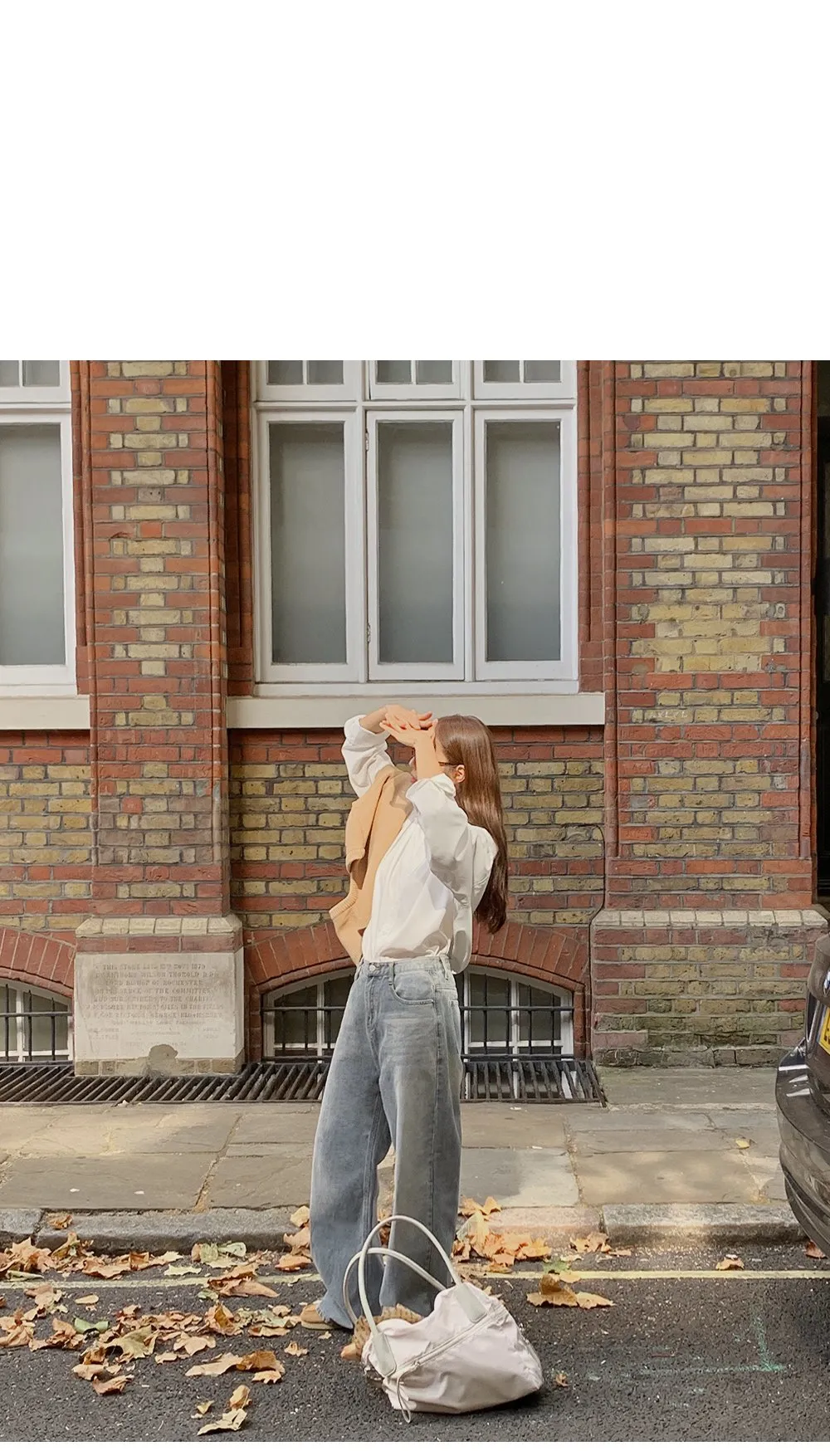 런던무드 오버핏 반팔셔츠