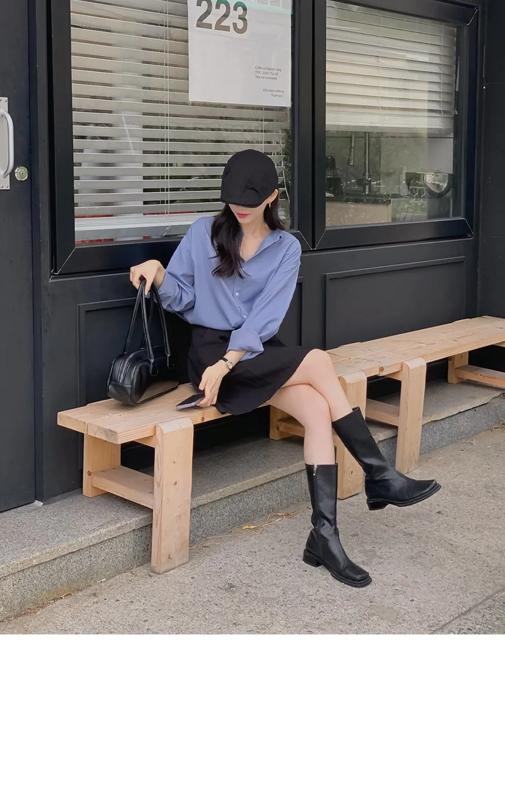 런던무드 오버핏 반팔셔츠