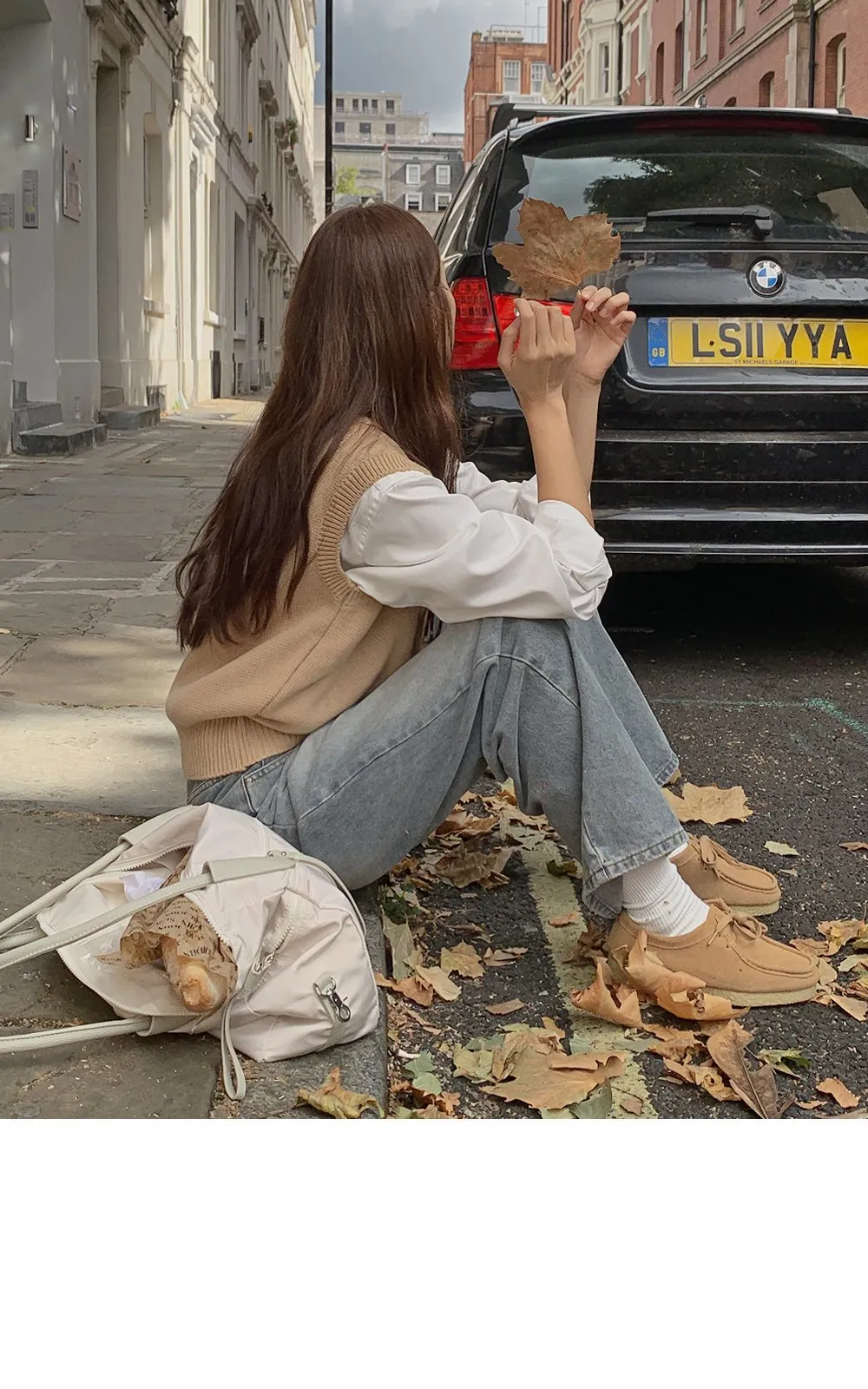 런던무드 오버핏 반팔셔츠