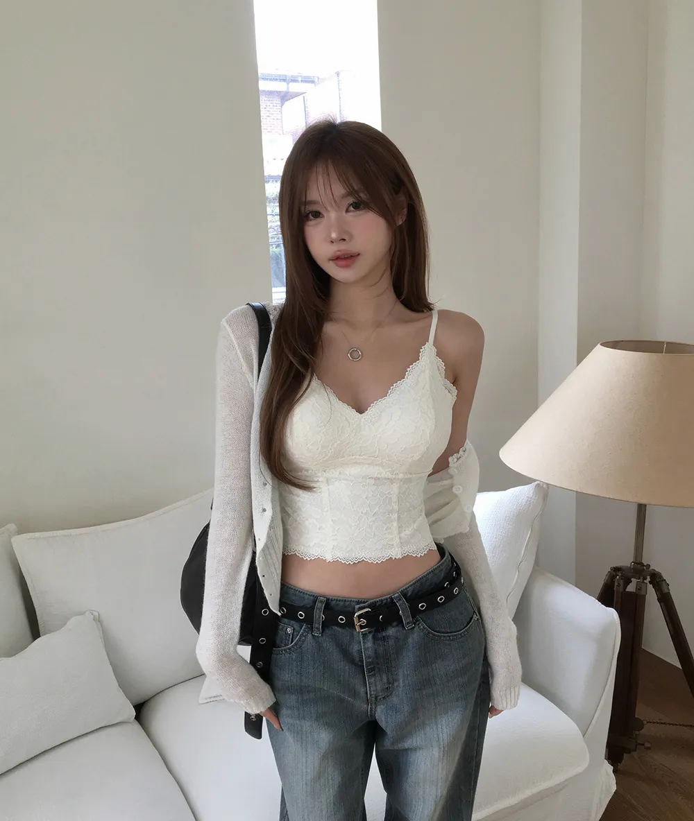 민소매 모델 착용 이미지-S2L39