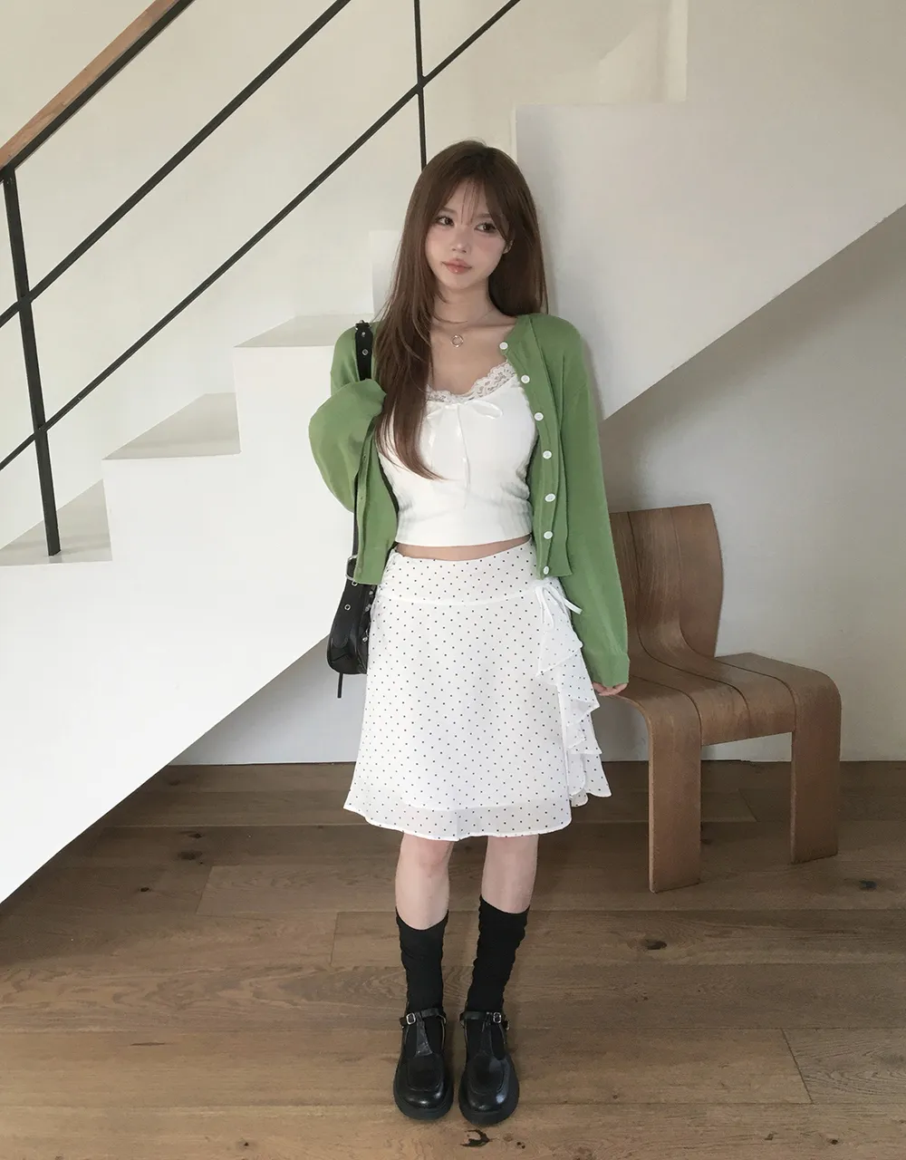 카디건 모델 착용 이미지-S2L31