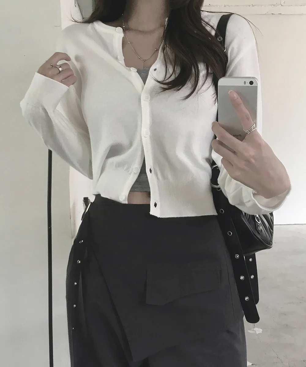 카디건 모델 착용 이미지-S3L17