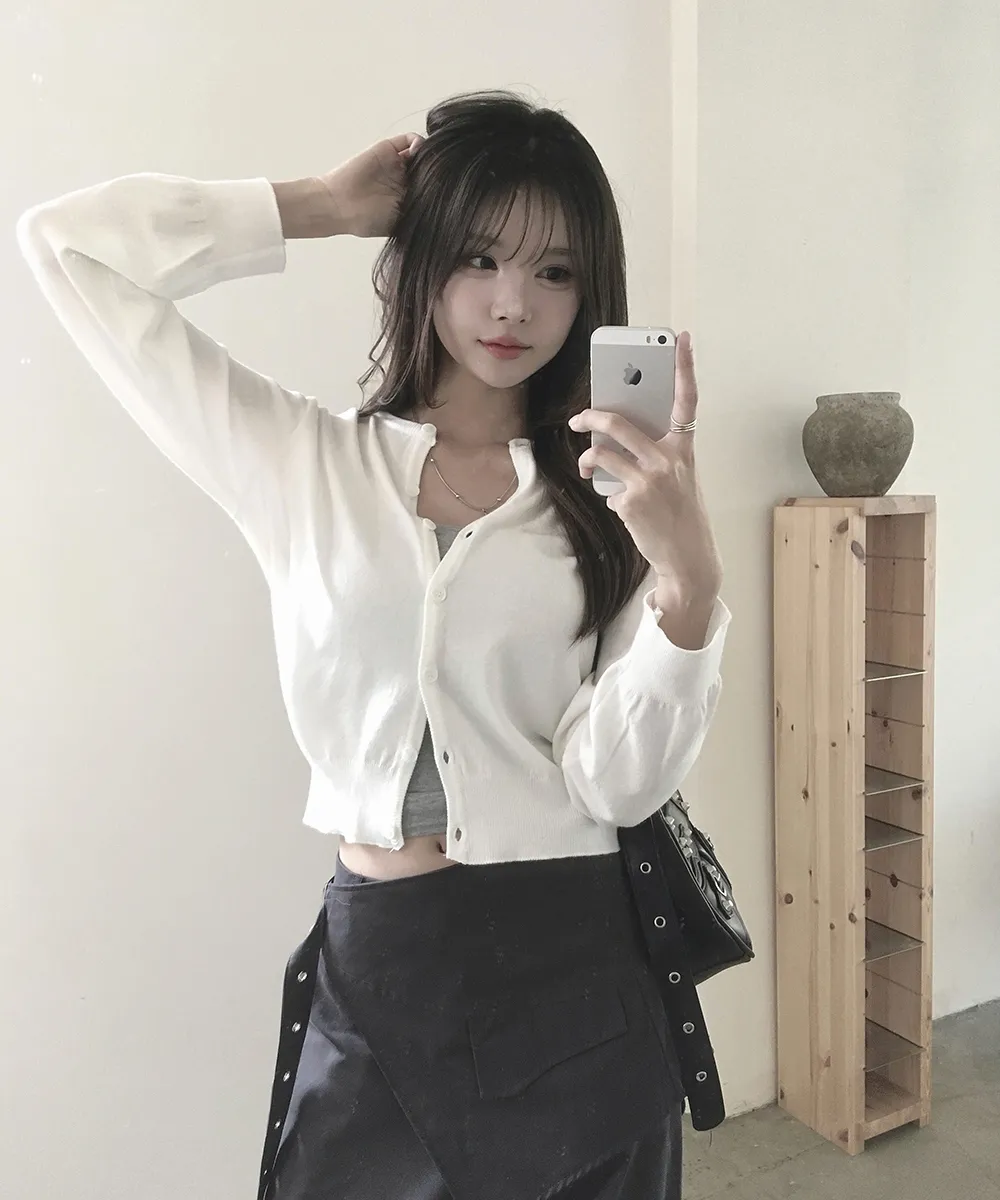 카디건 모델 착용 이미지-S3L15