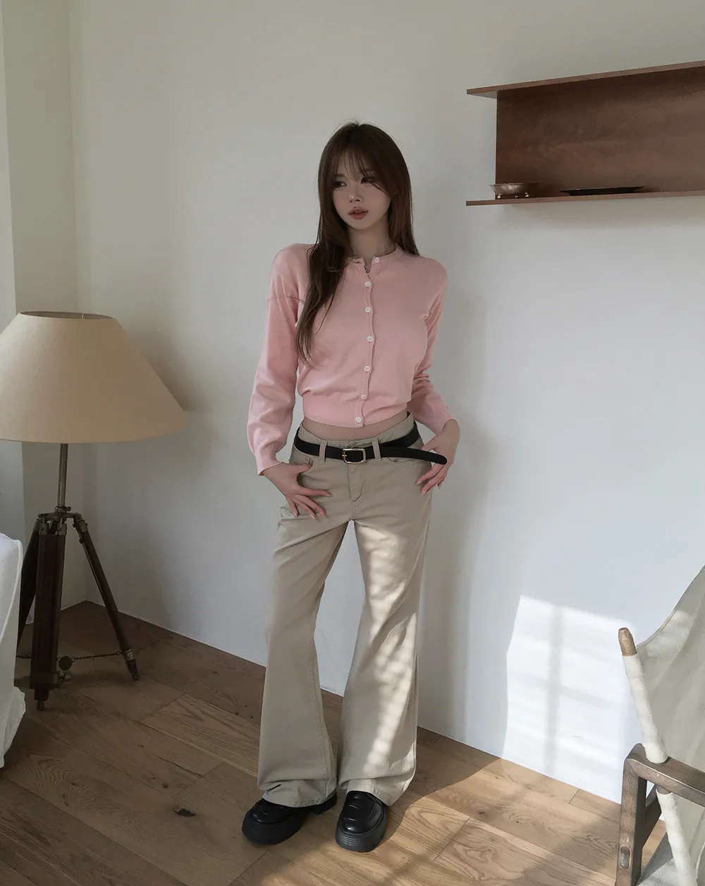 카디건 모델 착용 이미지-S2L39