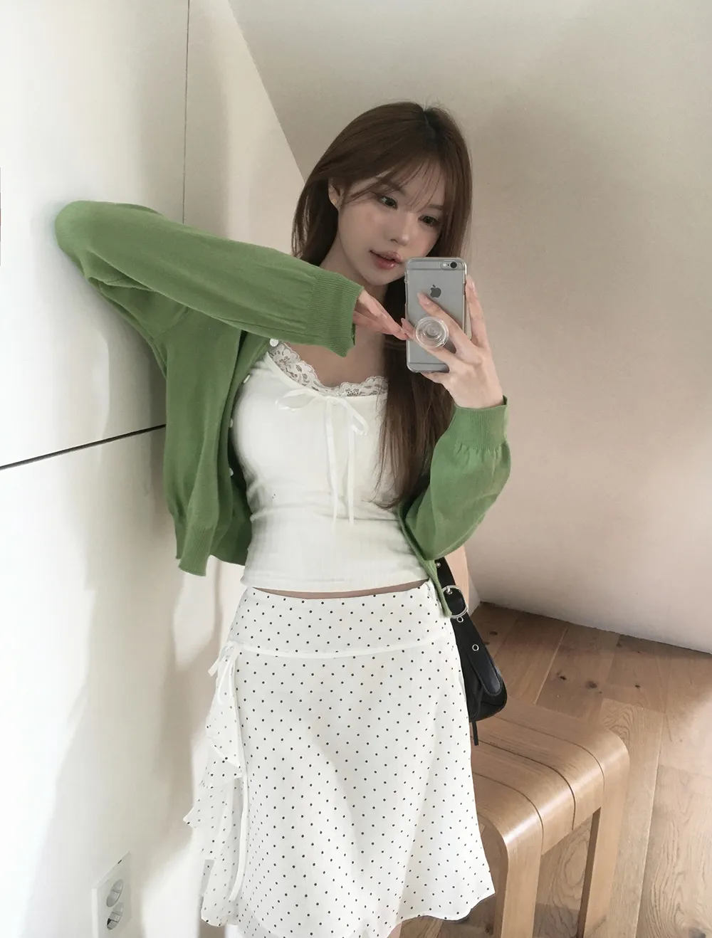 카디건 모델 착용 이미지-S2L32