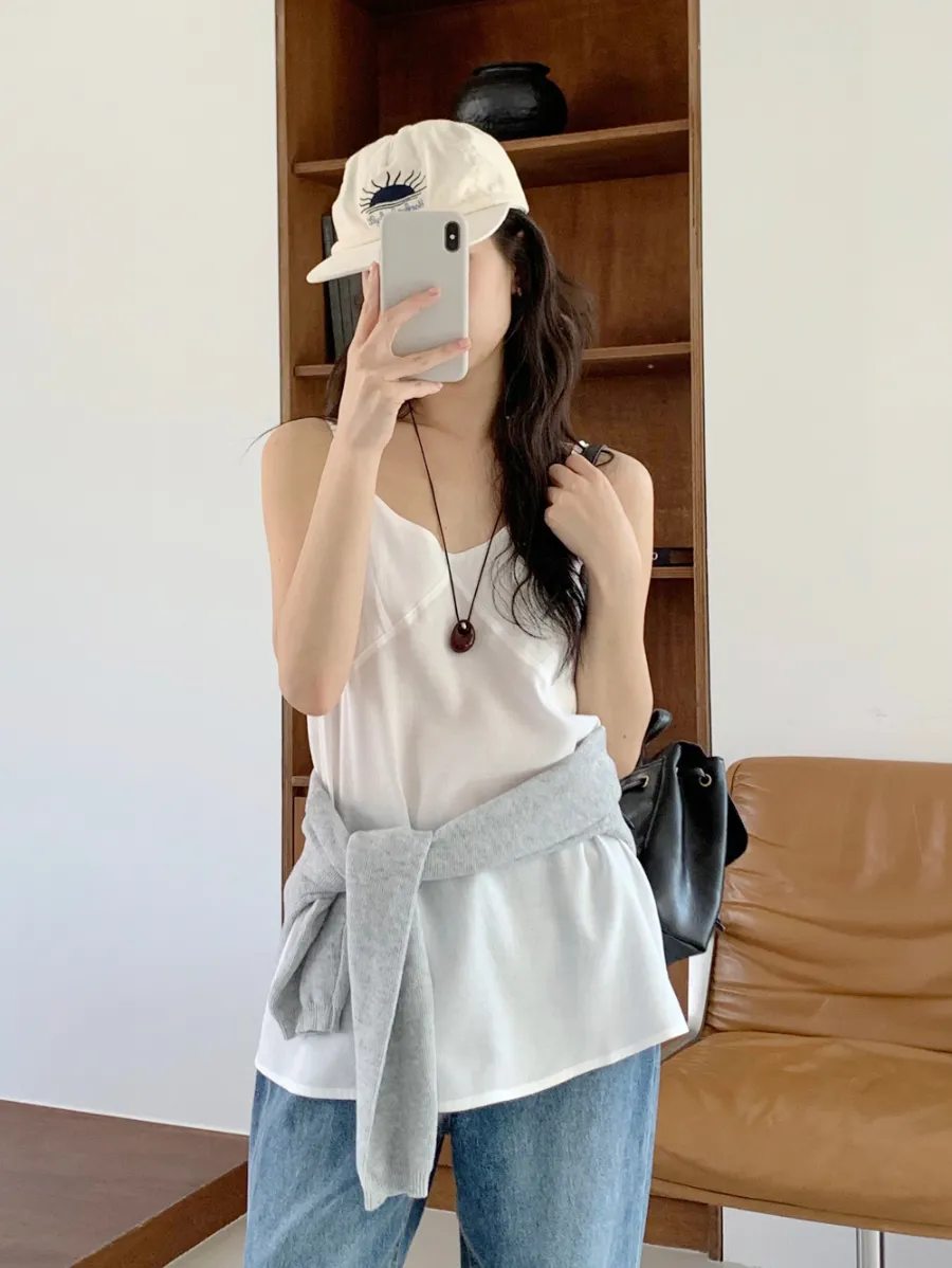 민소매 모델 착용 이미지-S2L30