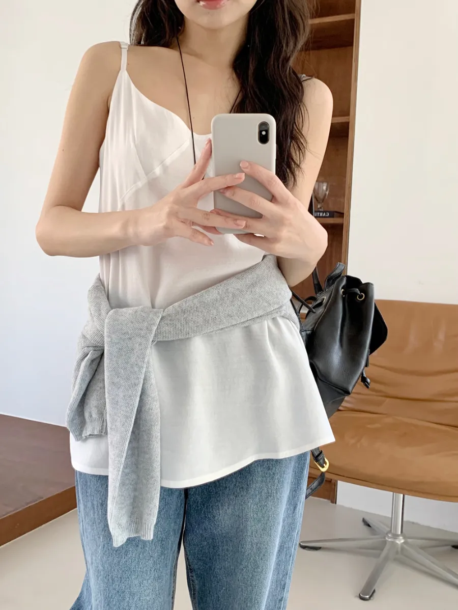 민소매 모델 착용 이미지-S2L27