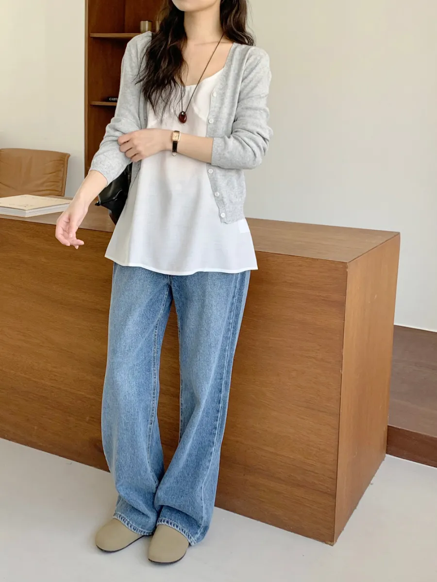 민소매 모델 착용 이미지-S2L19