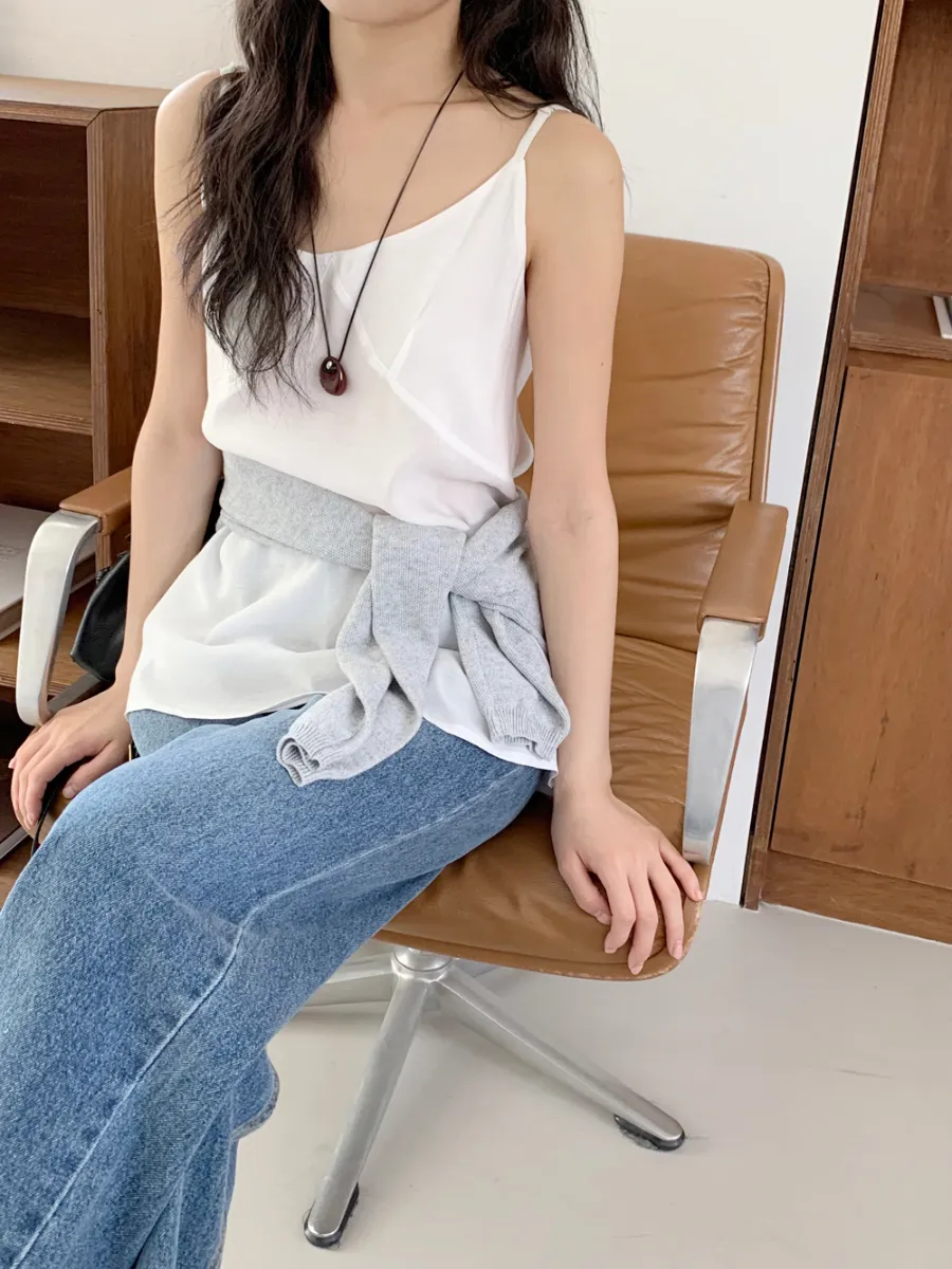 민소매 모델 착용 이미지-S2L25