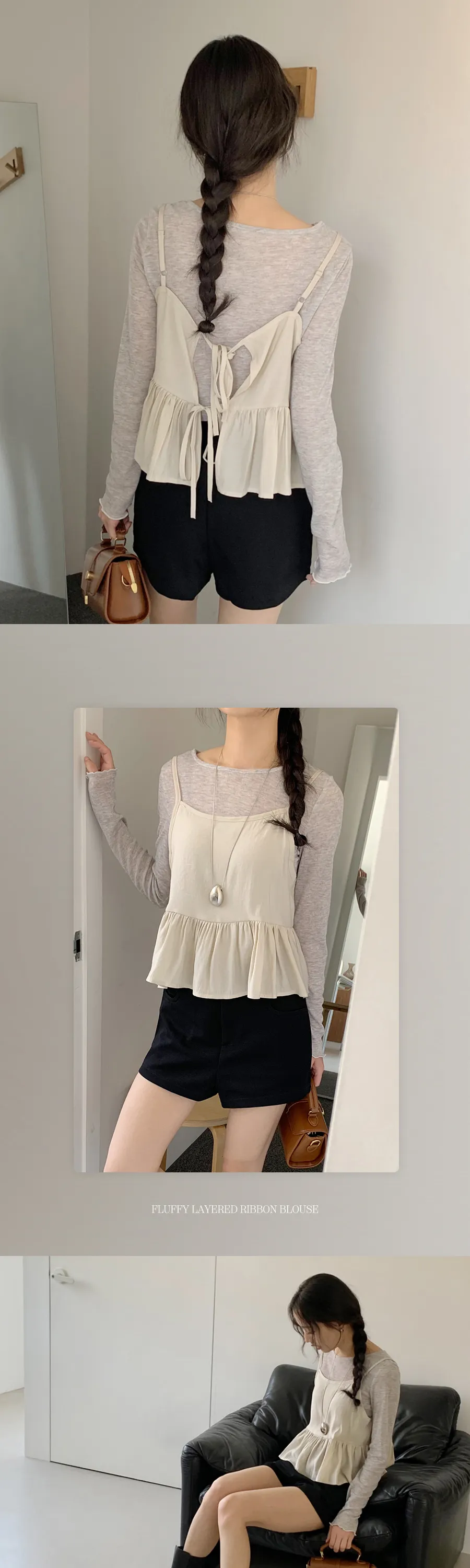 민소매 모델 착용 이미지-S1L2