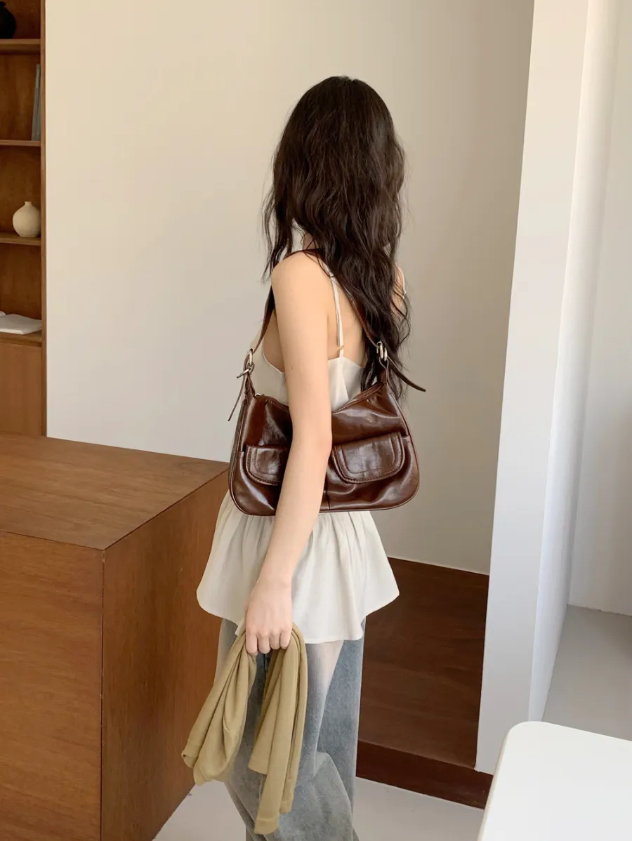 민소매 모델 착용 이미지-S1L19