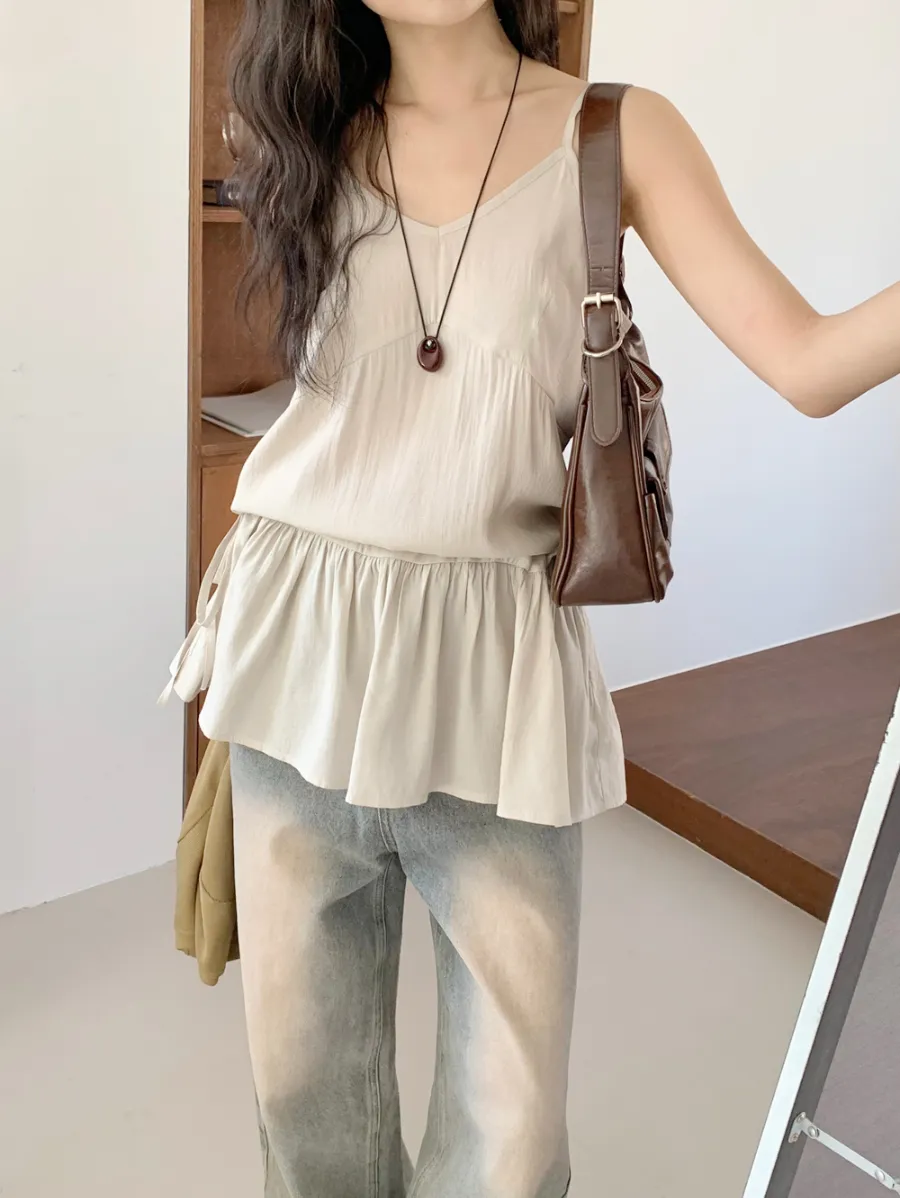 민소매 모델 착용 이미지-S1L28