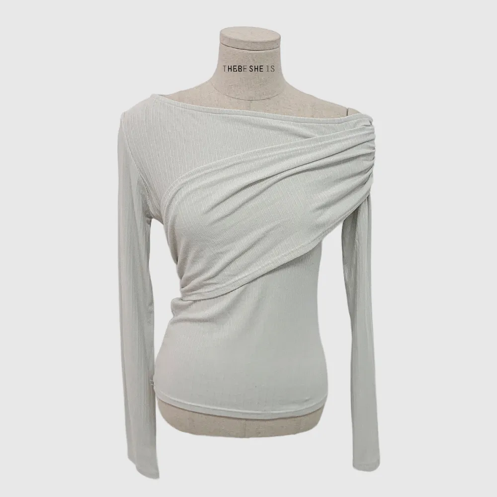 긴팔 티셔츠 그레이 색상 이미지-S1L57