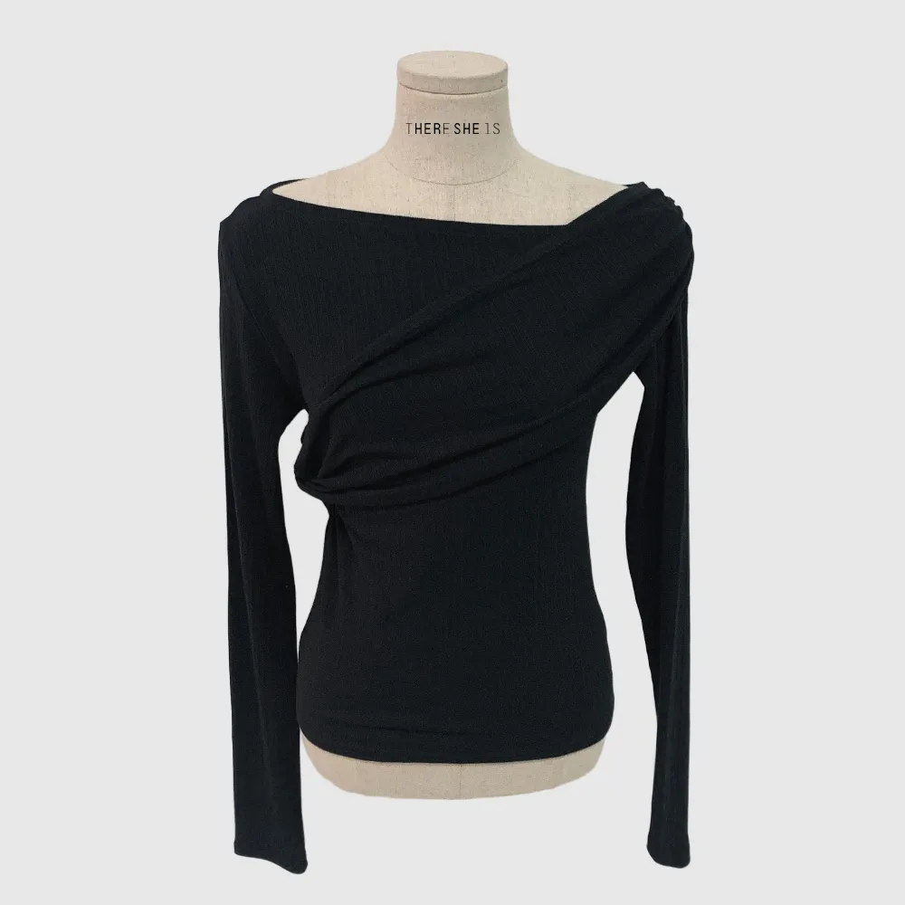 긴팔 티셔츠 그레이블루 색상 이미지-S1L56