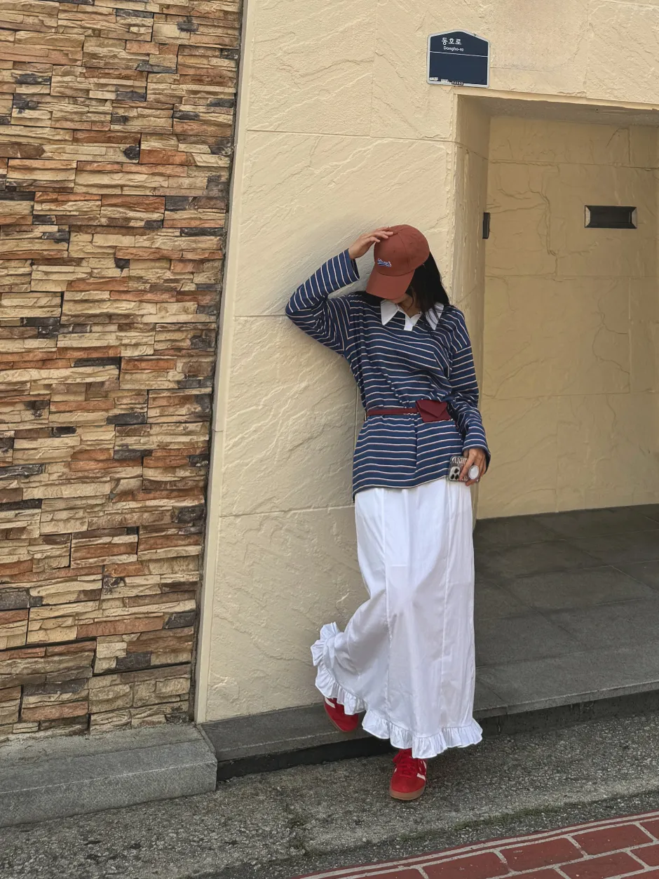 치마 모델 착용 이미지-S1L28