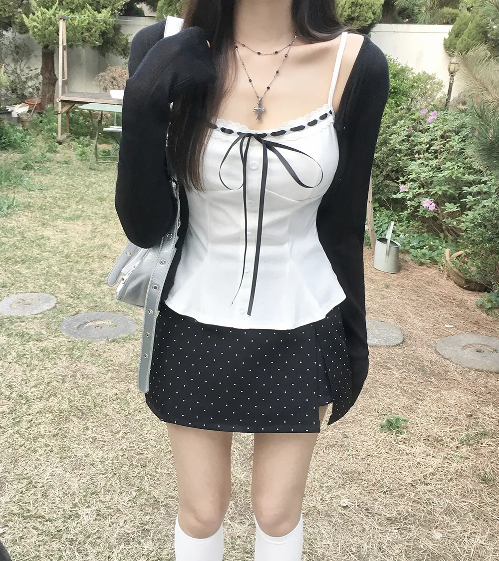 카디건 모델 착용 이미지-S2L19