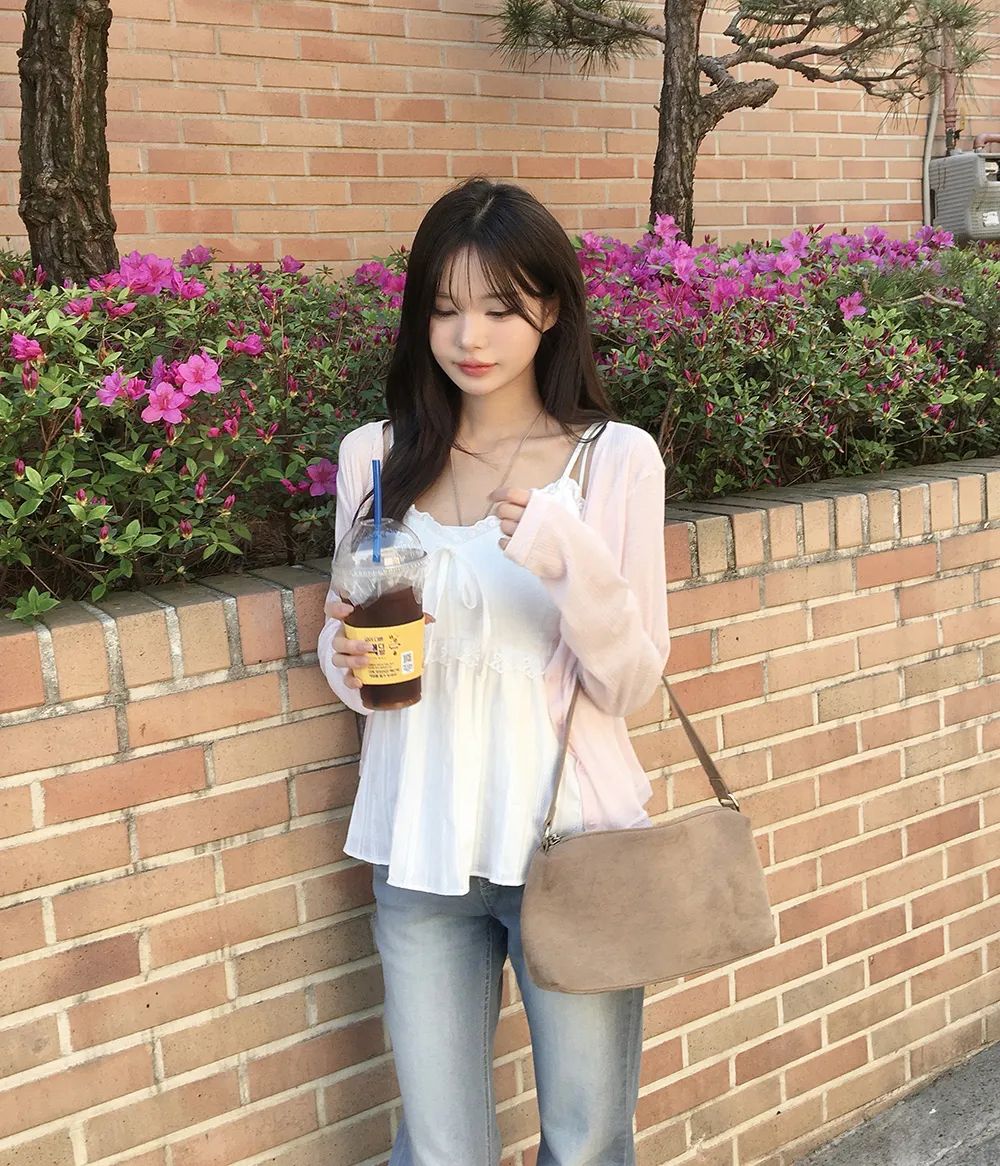 카디건 모델 착용 이미지-S2L72