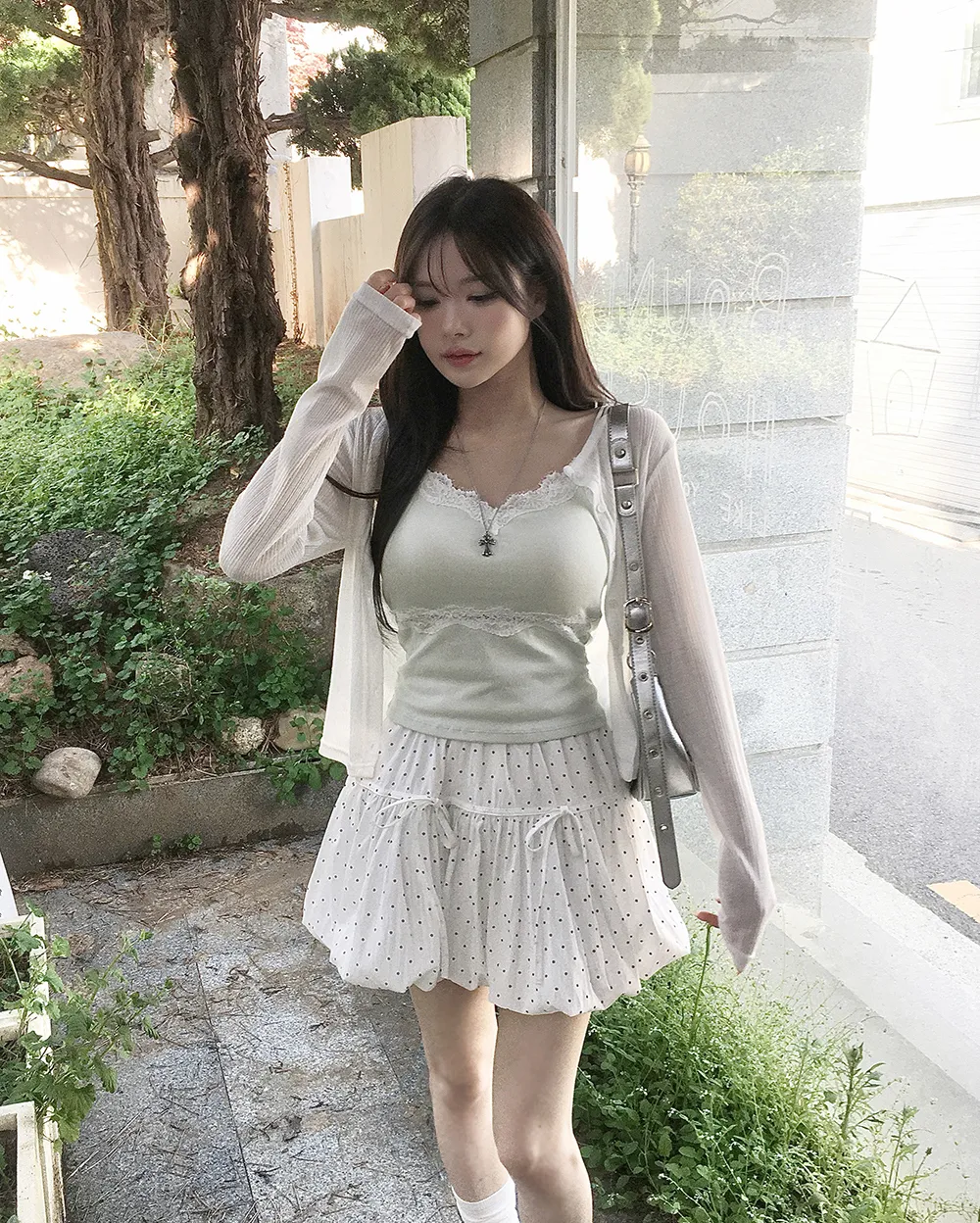 카디건 모델 착용 이미지-S2L57