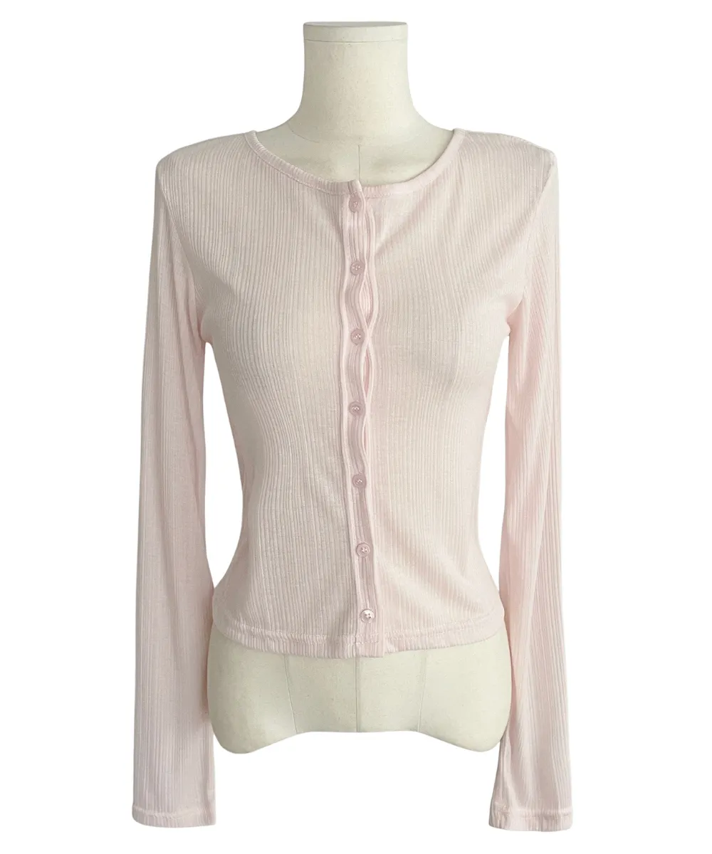 카디건 크림 색상 이미지-S2L7