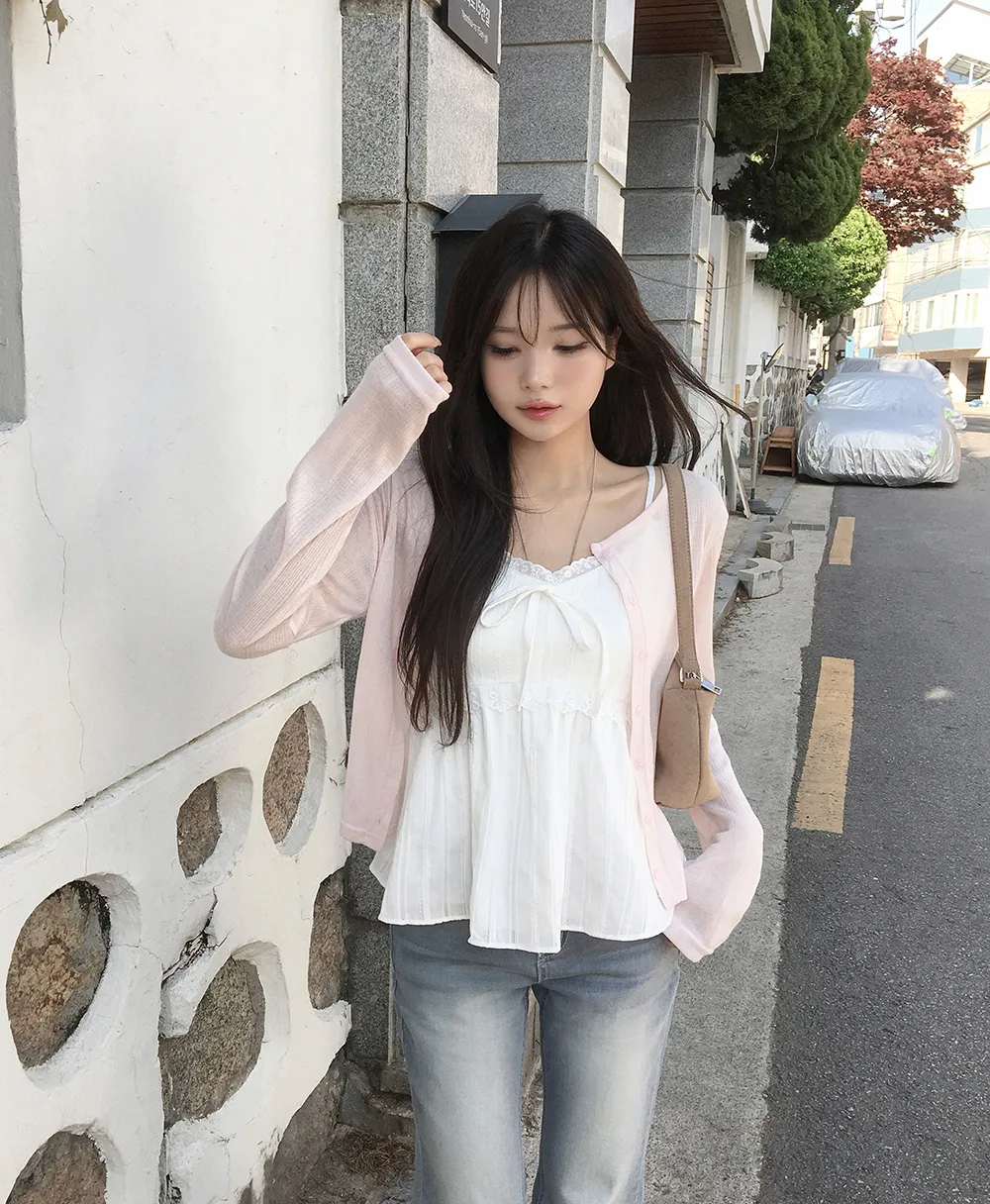 카디건 모델 착용 이미지-S2L62