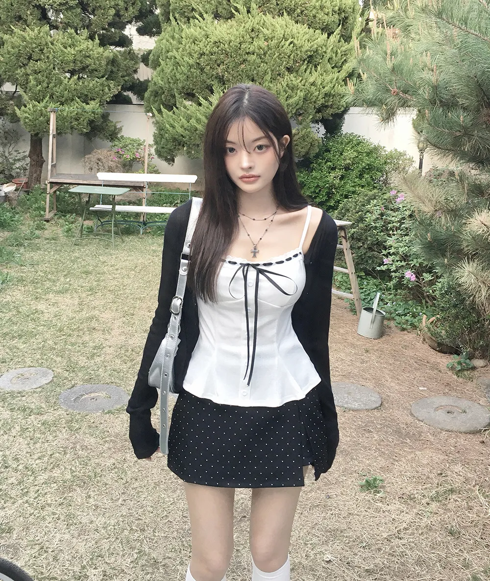 카디건 모델 착용 이미지-S2L18