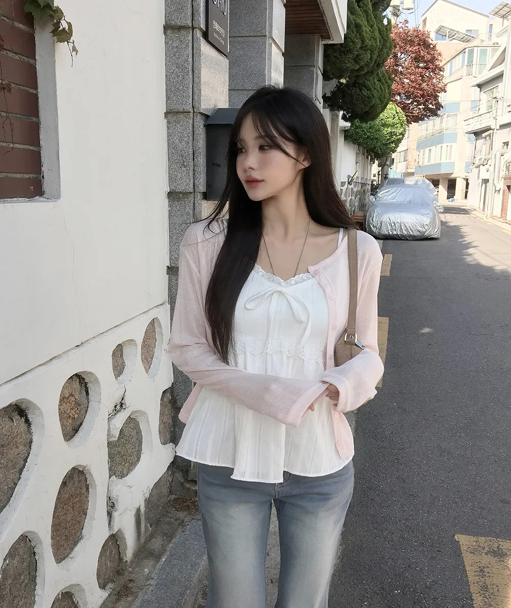 카디건 모델 착용 이미지-S2L63