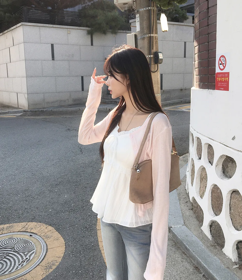 카디건 모델 착용 이미지-S2L65