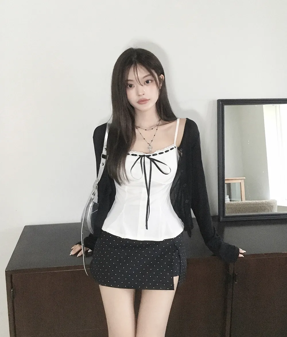 카디건 모델 착용 이미지-S2L37