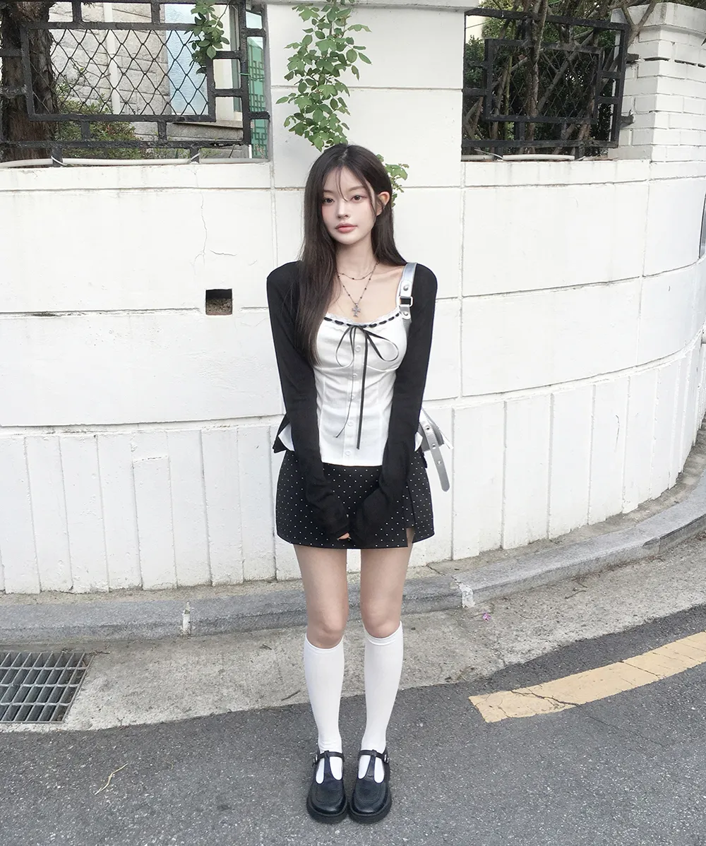 카디건 모델 착용 이미지-S2L24