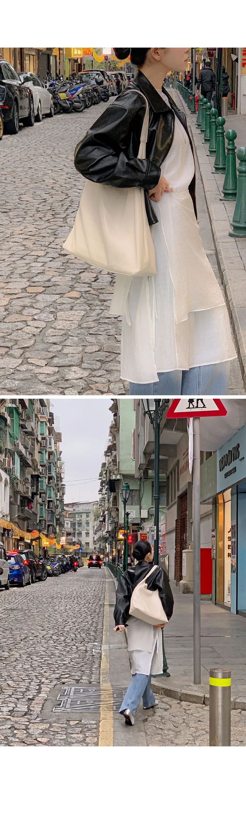 이브 랩스커트+레이어드 원피스set