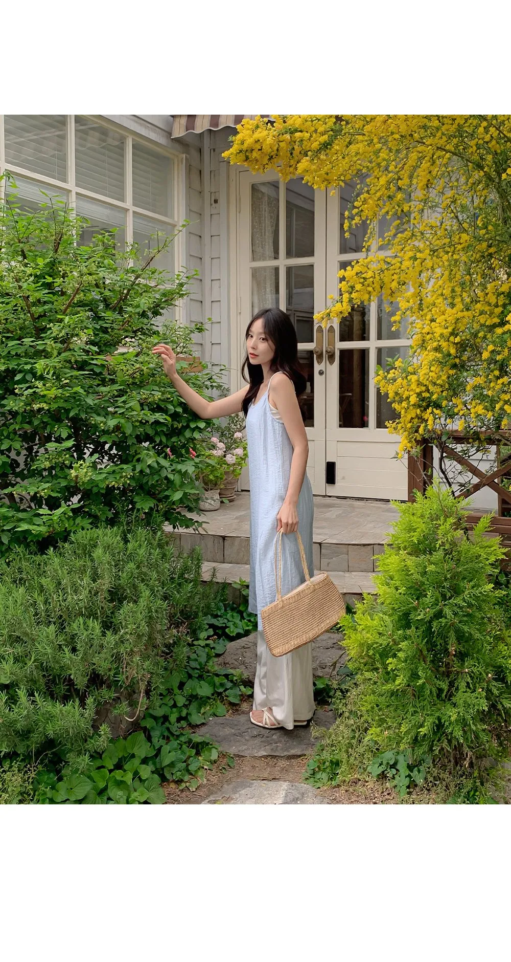 이브 랩스커트+레이어드 원피스set