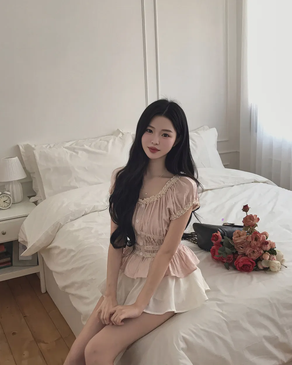 화장품 모델 착용 이미지-S1L32