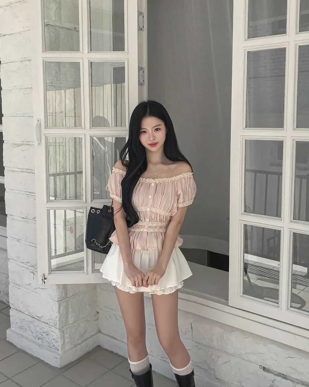화장품 모델 착용 이미지-S1L21