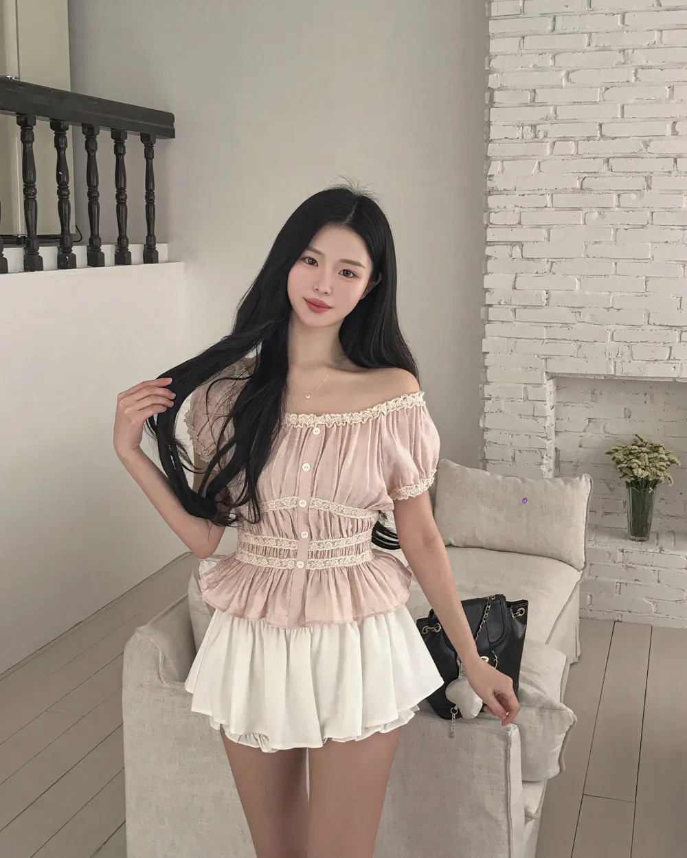 화장품 모델 착용 이미지-S1L34