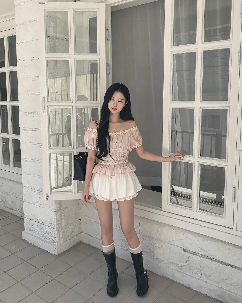 화장품 모델 착용 이미지-S1L22