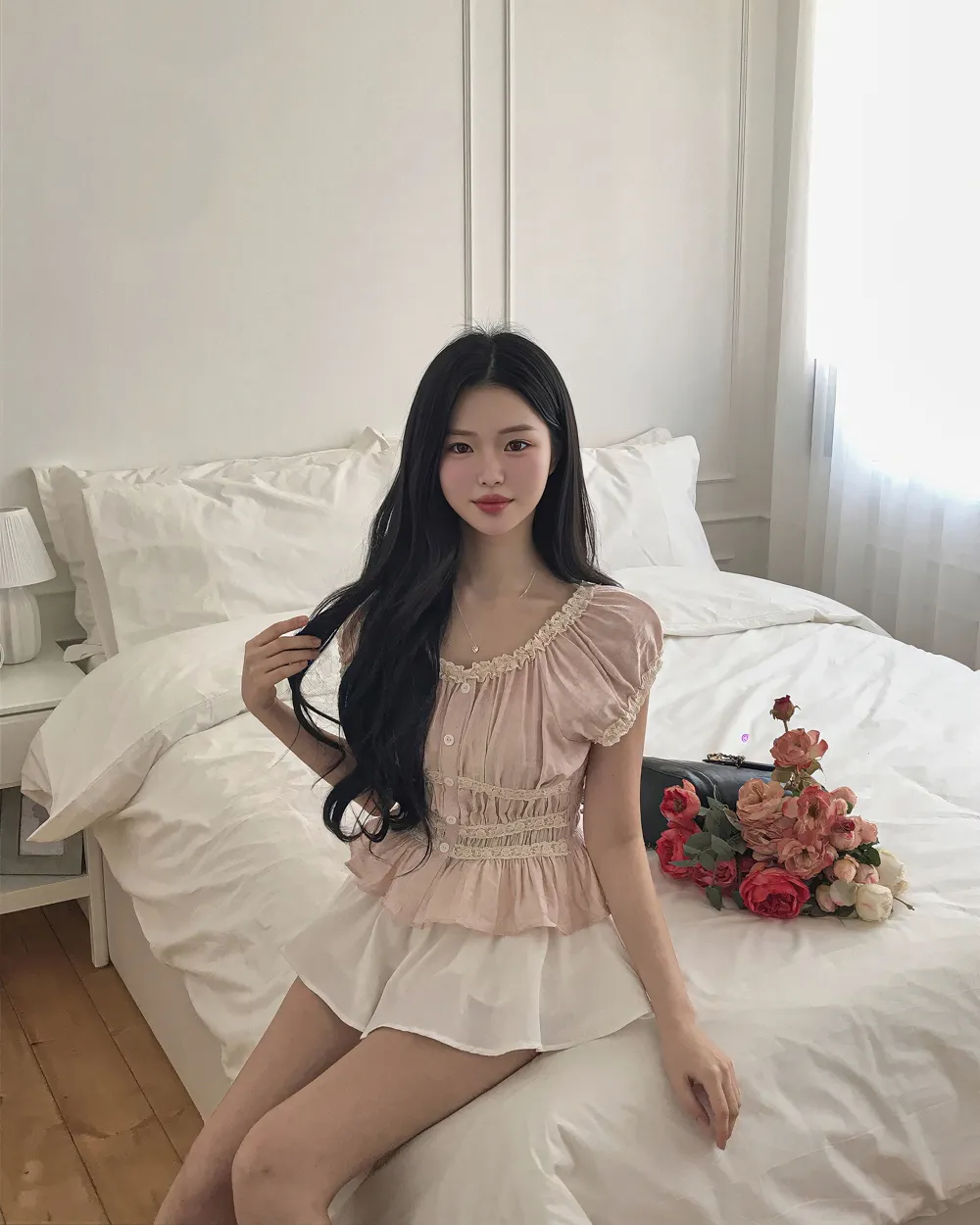 화장품 모델 착용 이미지-S1L31