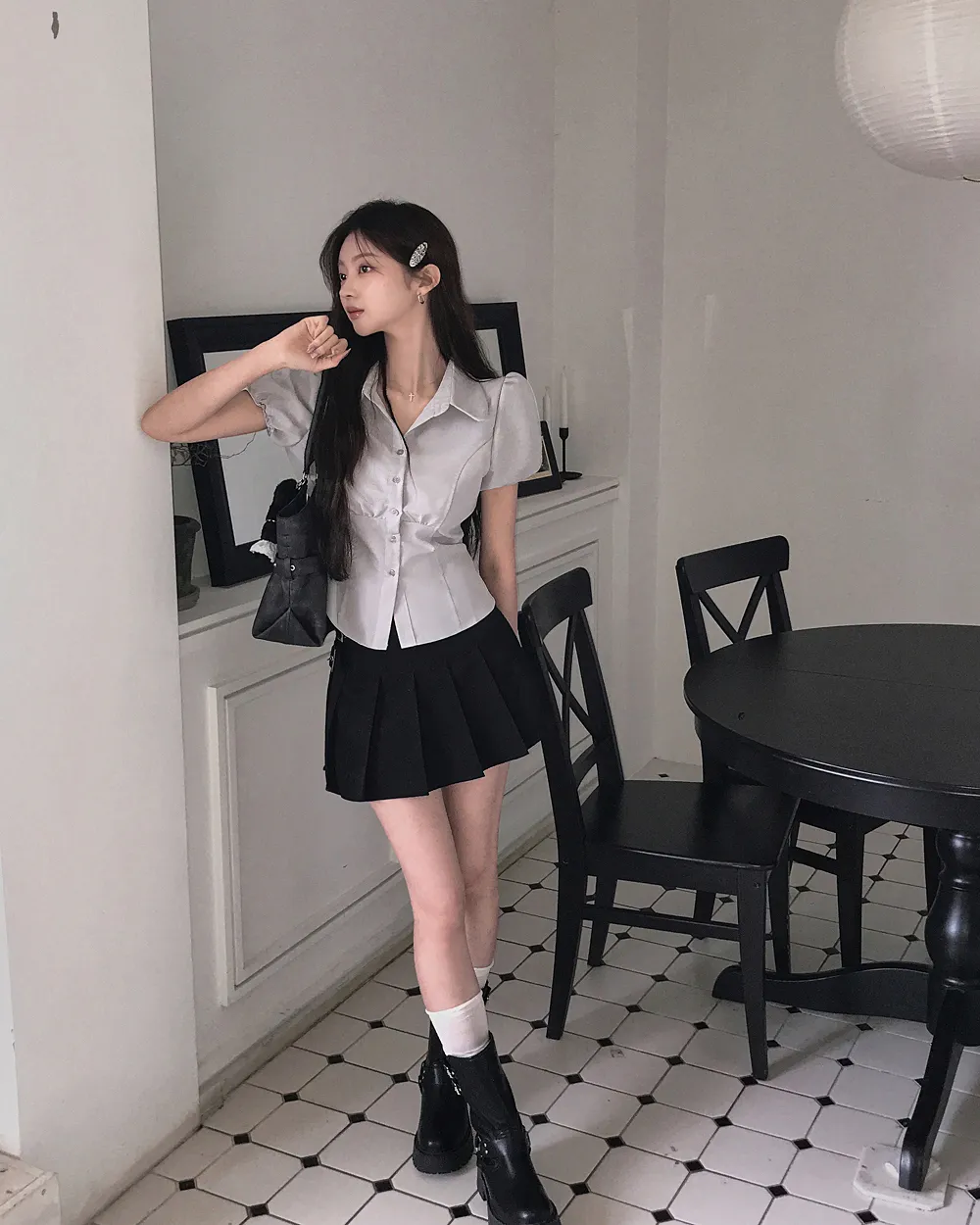 드레스 모델 착용 이미지-S1L31