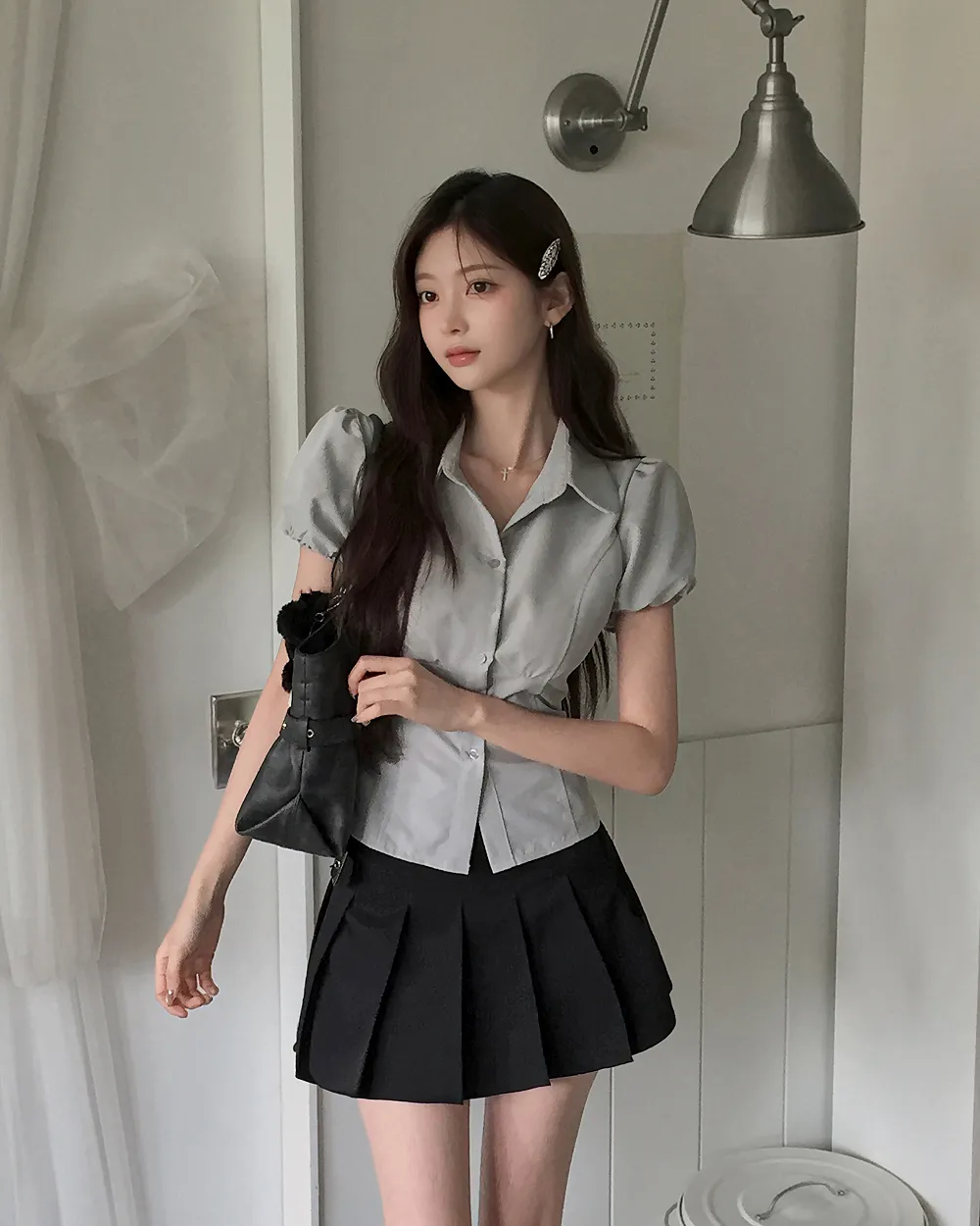드레스 모델 착용 이미지-S1L40