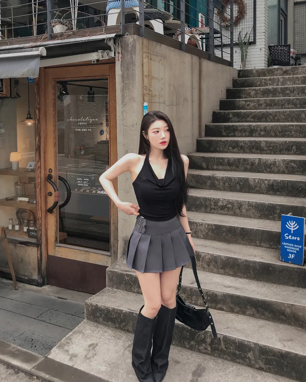 드레스 모델 착용 이미지-S1L9