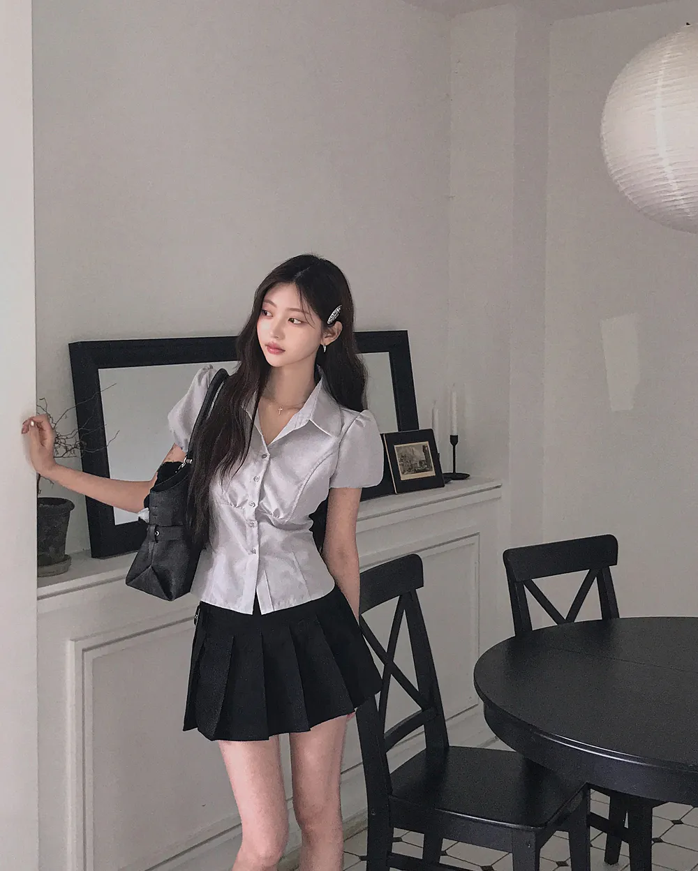 드레스 모델 착용 이미지-S1L35