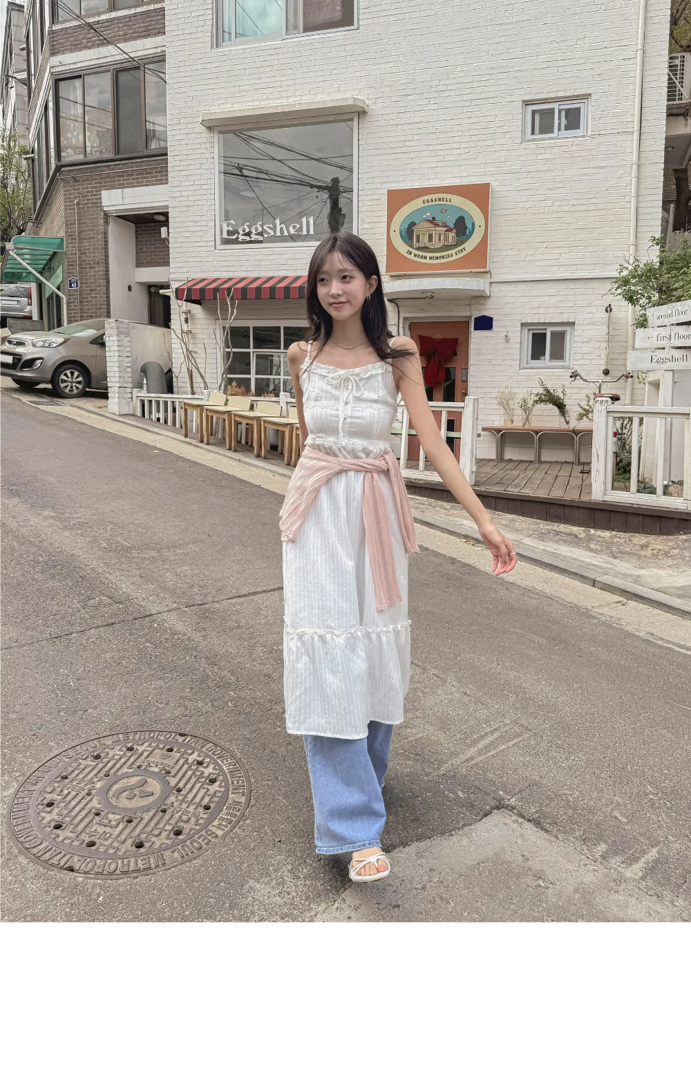 카디건 모델 착용 이미지-S3L12
