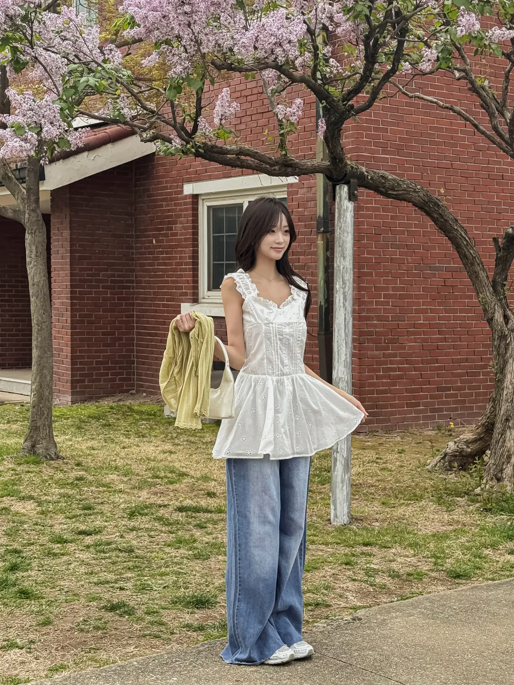 카디건 모델 착용 이미지-S2L25
