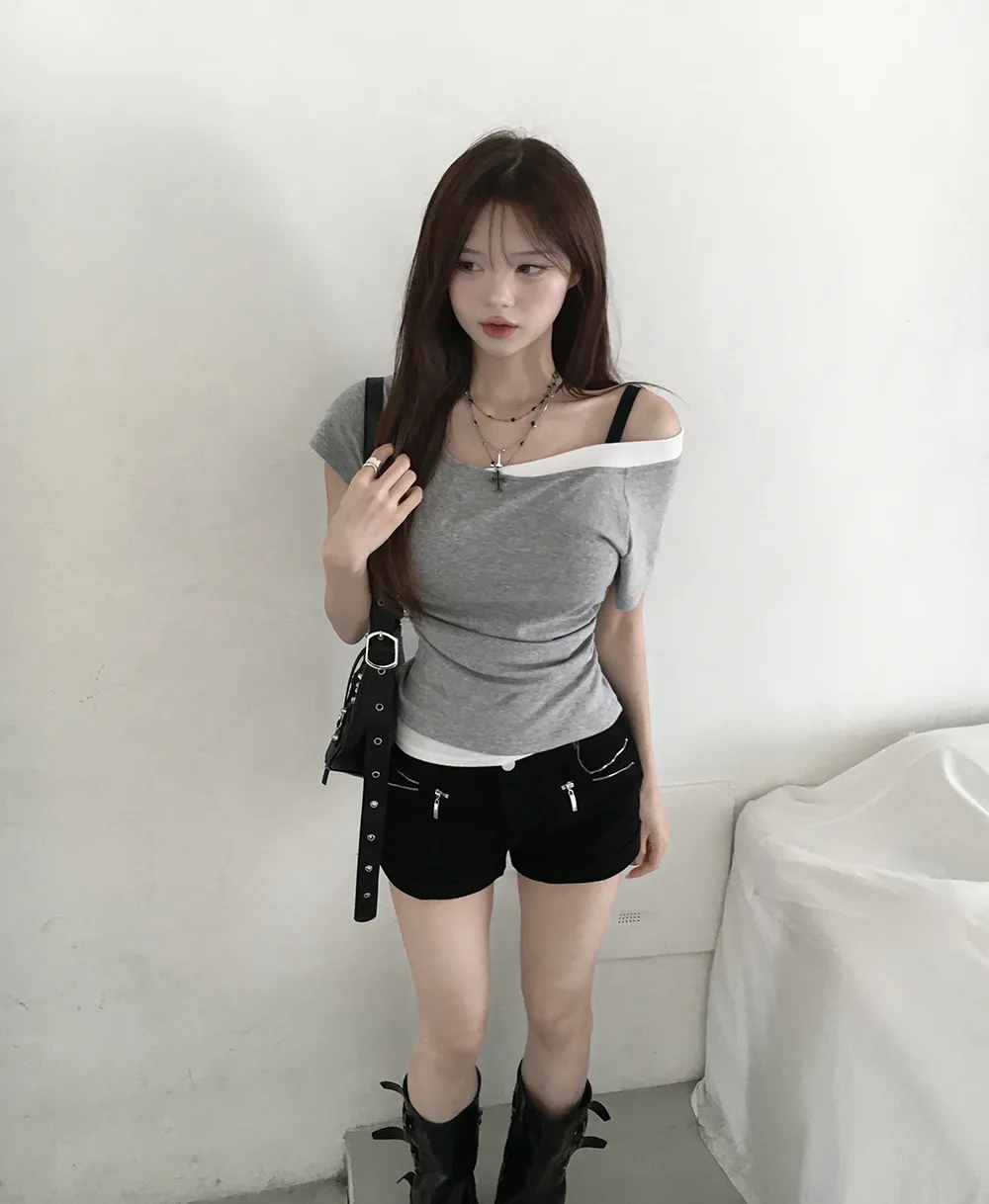 반바지 모델 착용 이미지-S3L73