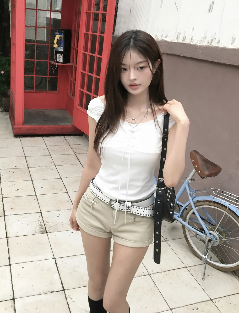 반바지 모델 착용 이미지-S5L9