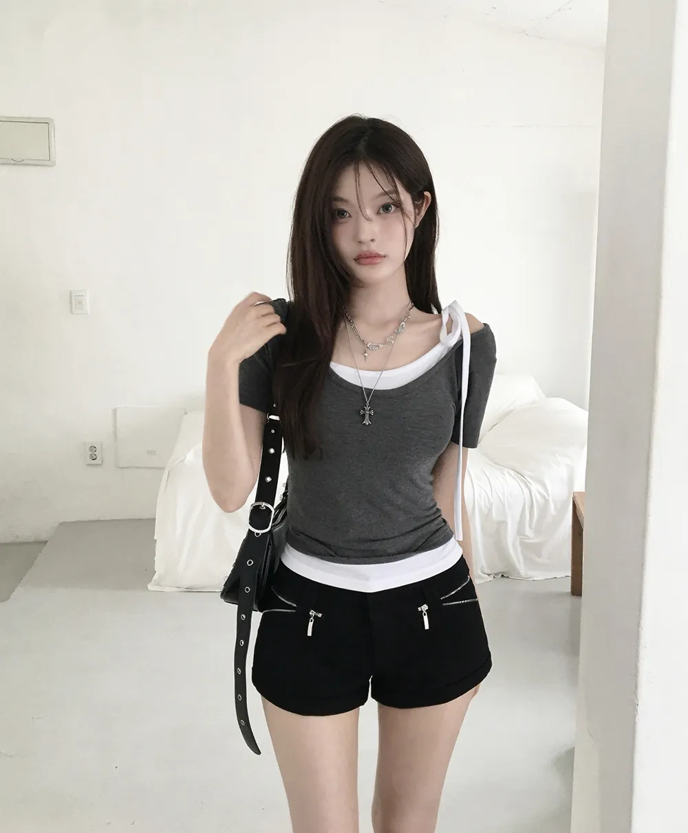 반바지 모델 착용 이미지-S3L57