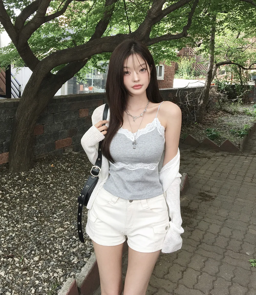 카디건 모델 착용 이미지-S2L44