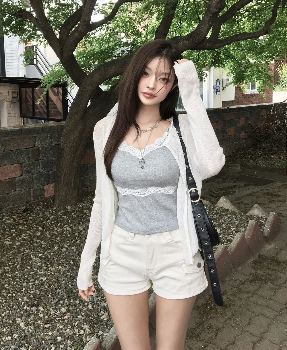 카디건 모델 착용 이미지-S2L52