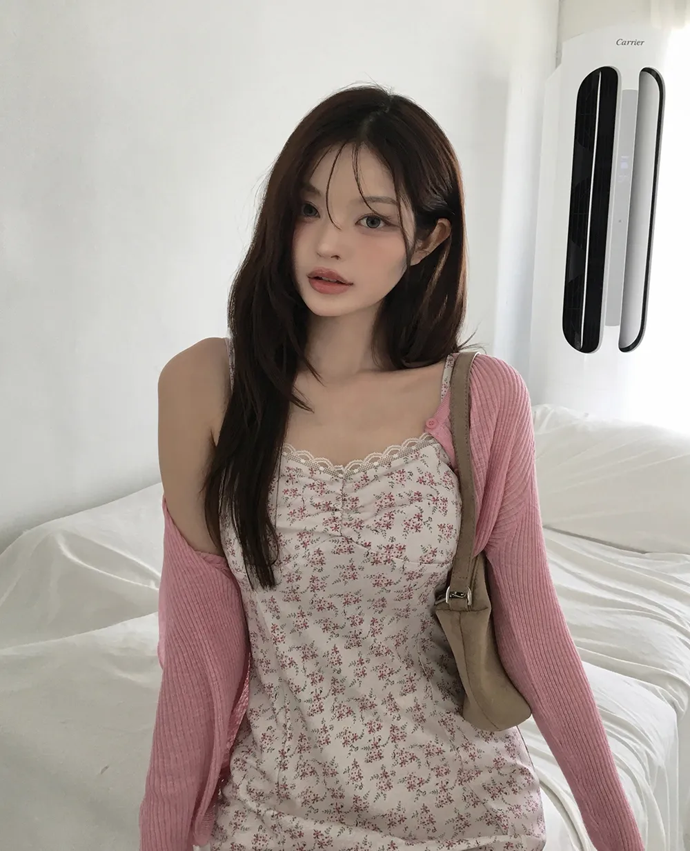 카디건 모델 착용 이미지-S2L36